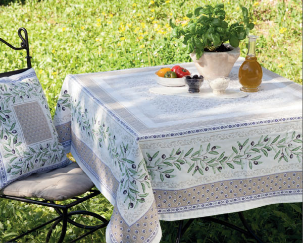 French Jacquard Tablecloth DECO (Luberon) - Click Image to Close